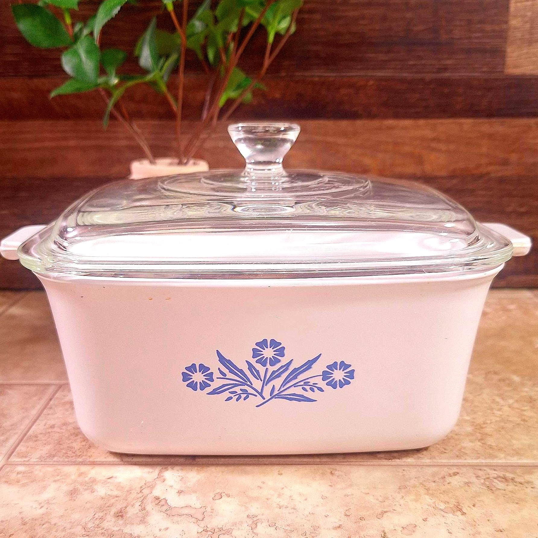 CORNING WARE／キャセロール Vintage Corning Rectangle Casserole With Lid: 1966 to 1969 P-4-B