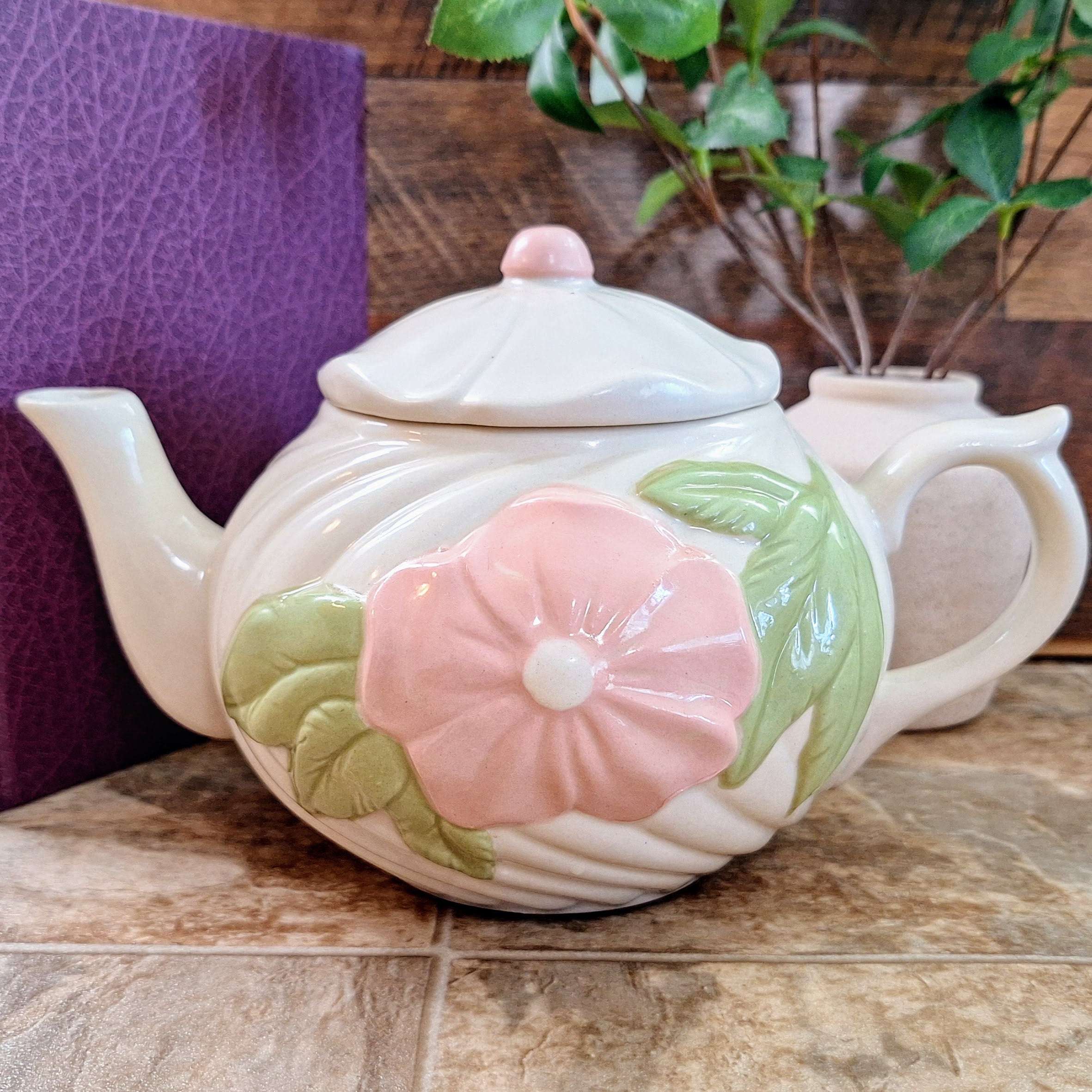 Vintage American Bisque Tea Set: 1930s Cottagecore Kitchen Decor - Etsy