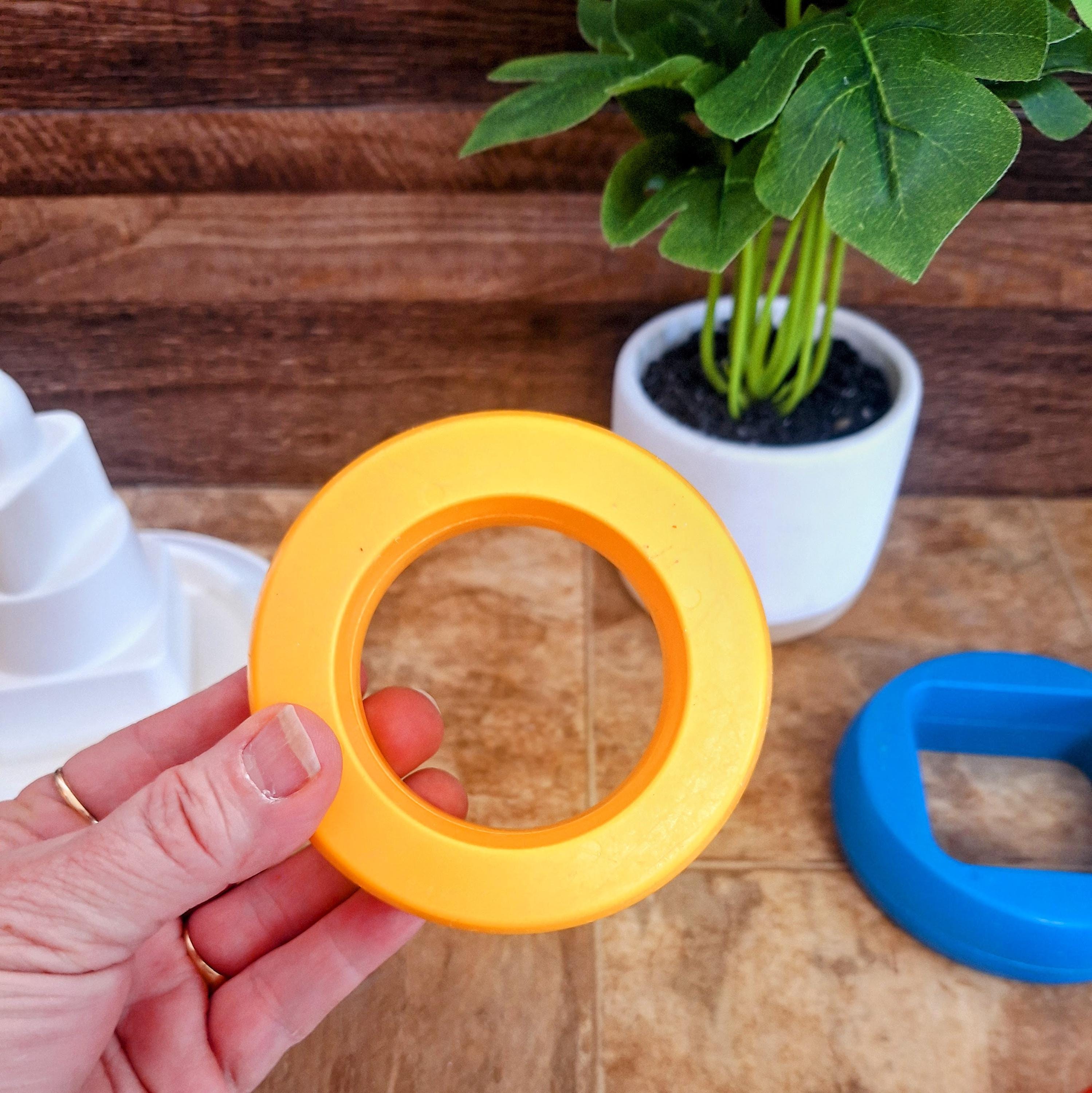 Tupperware Toy Rings Vintage Tupperware Toddler Stackable Rings Toy | Tupper Toys Shape ...