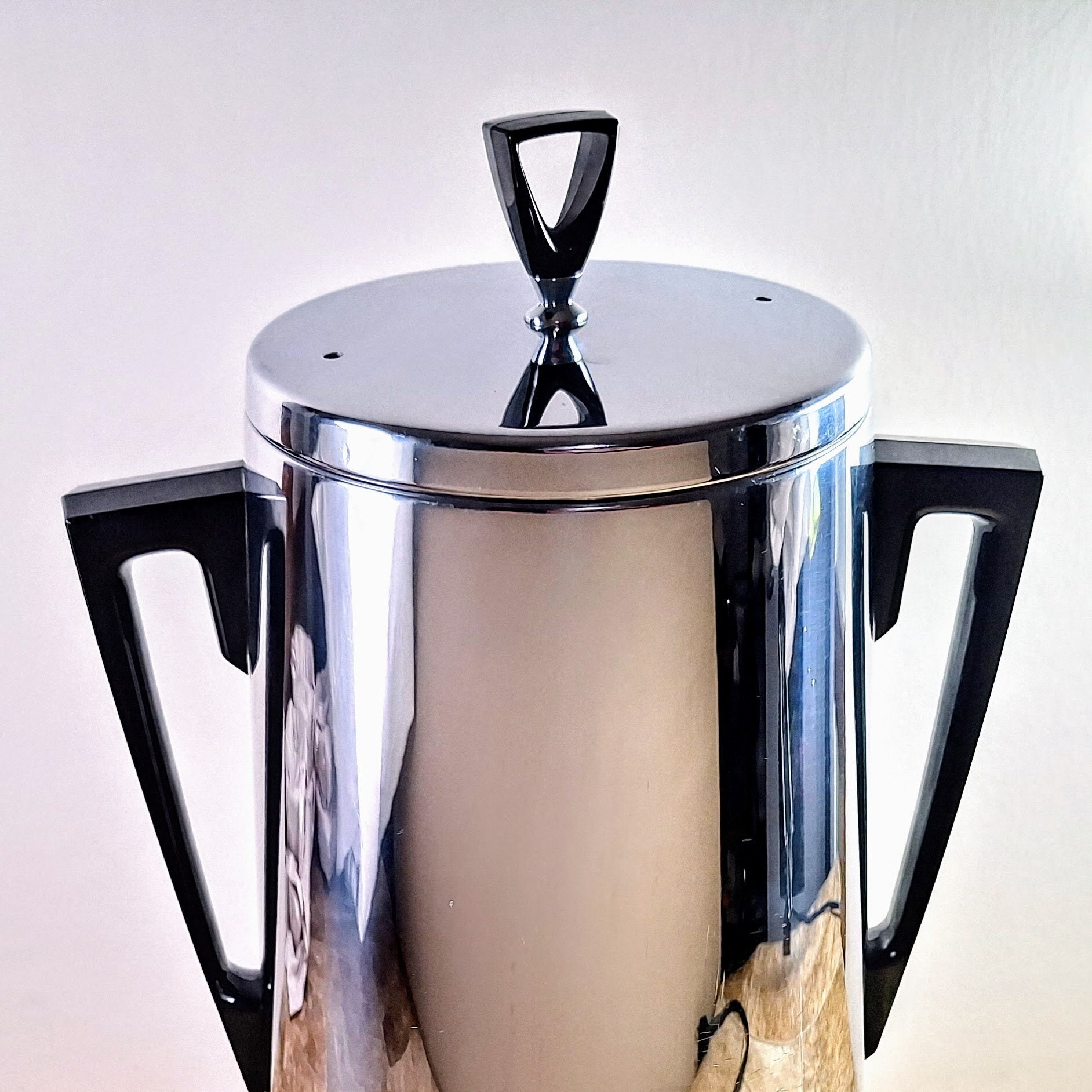 Antique Aluminum Coffee Percolator, 8 Cup, Patented Feb 15, 1916