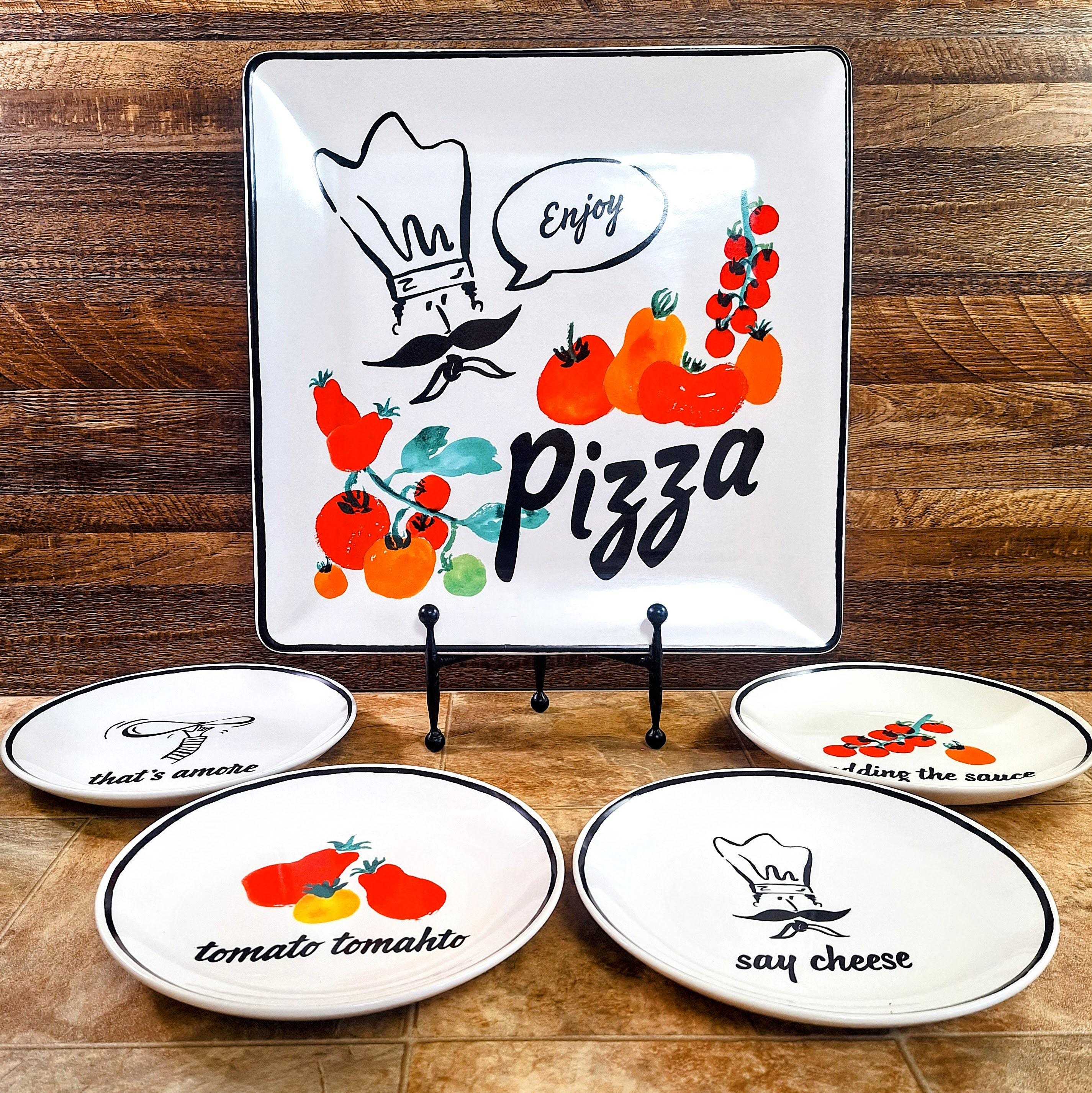 Vintage Kate Spade Lenox Pizza Platter Set: Whimsical Kitchen