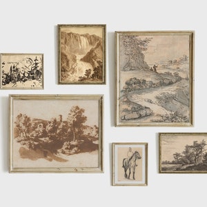 Masculine Wall Art | Manly Art | Masculine wall decor | Gallery Wall Prints Mountains |Fishing Prints Download | Masculine Print Set