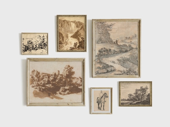 Masculine Wall Art | Manly Art | Masculine wall decor | Gallery Wall Prints Mountains |Fishing Prints Download | Masculine Print Set