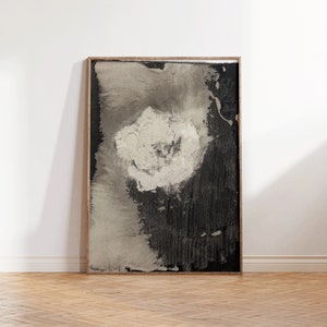 Black and White Neutral Art Print | Entry Wall Art | Gallery Wall Print | Abstract Mens Art | Neutral Prints | Masculine Wall Art