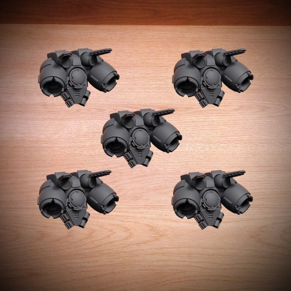 5 JumpPacks, Marines, Bitz Kitbashing