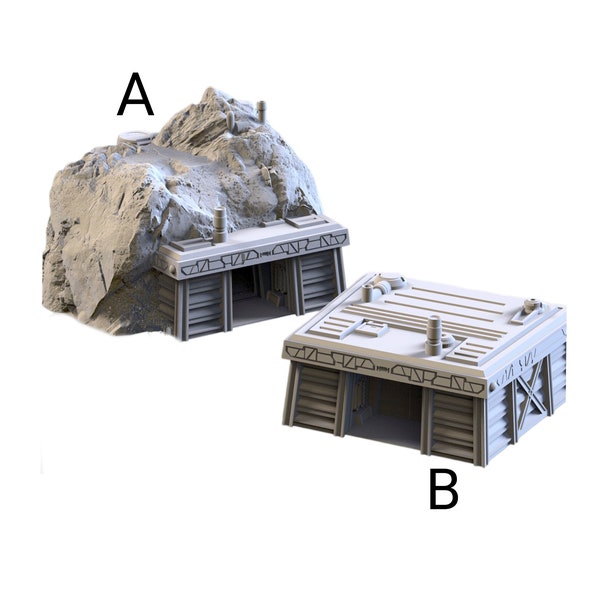 Endor Bunker, Terrain Star Wars Legion, bâtiment wargaming