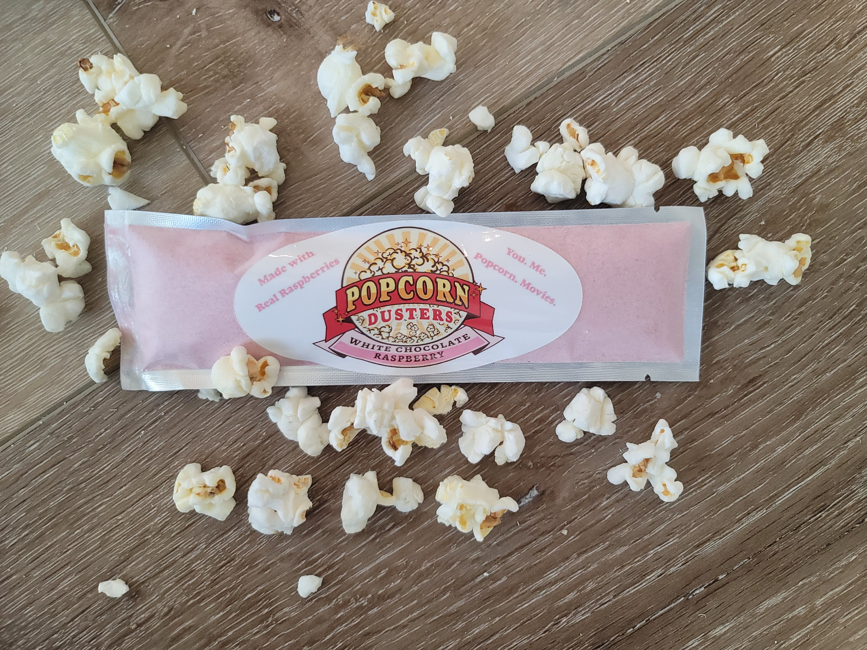 White Chocolate Raspberry Gourmet Popcorn Dusters Seasoning Etsy