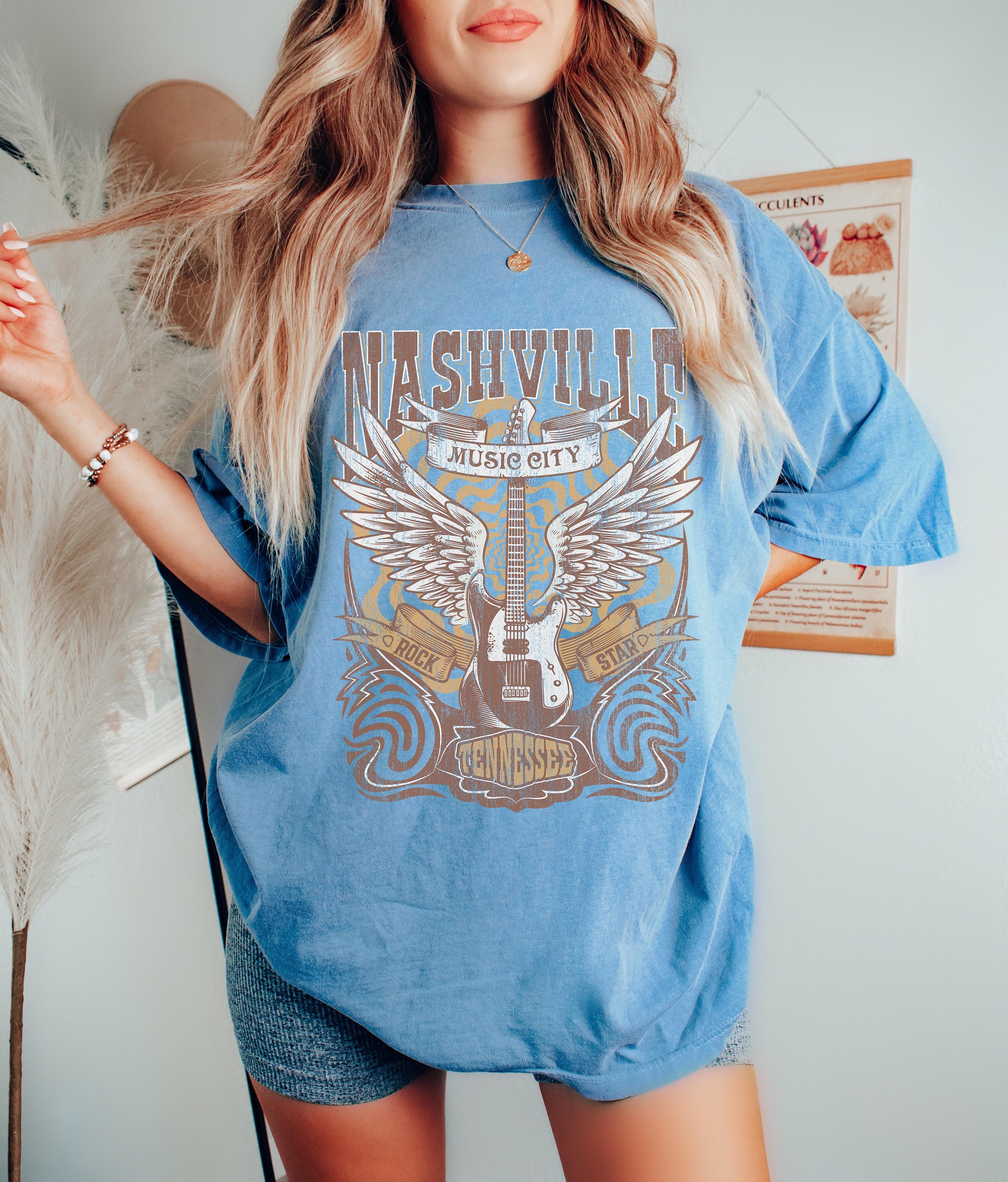 Discover Nashville Music City T Shirt | Tennessee Shirt | Country Music T-Shirt
