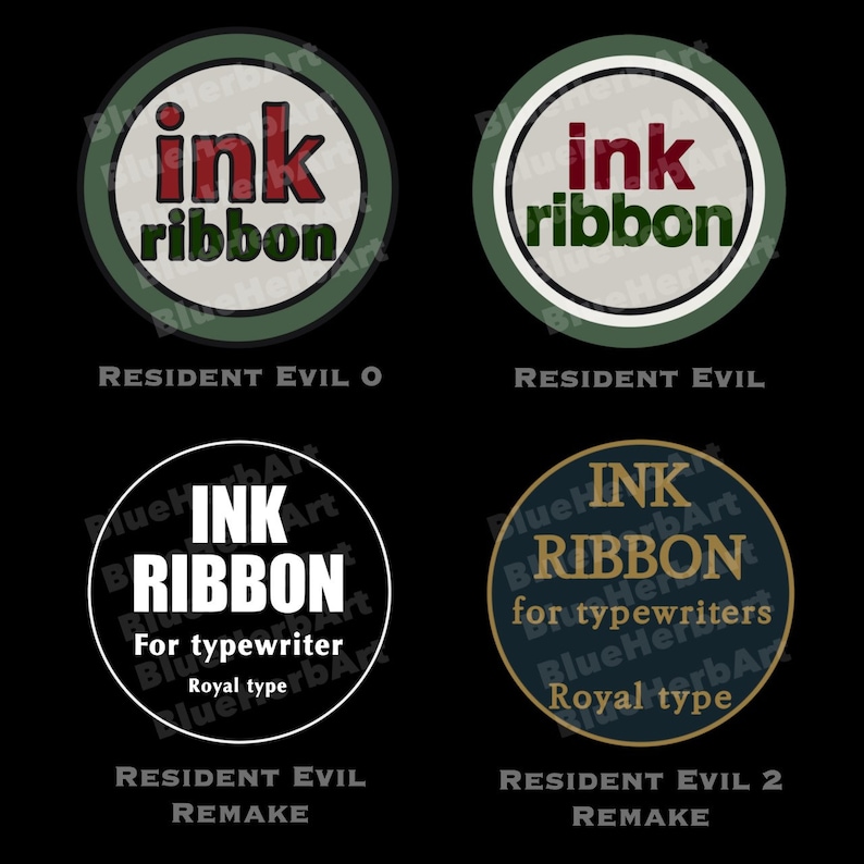 Resident Evil Ink Ribbon Container Multiple Styles - Etsy Canada