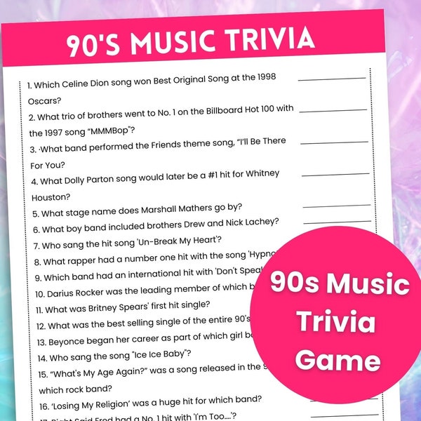 Candy Trivia Game Printable Candy Trivia Candy Game Trivia Questions