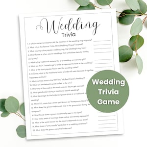 Quiz sul matrimonio, quiz sulla festa nuziale, giochi da tavolo per matrimoni, gioco stampabile per matrimoni, quiz sul matrimonio