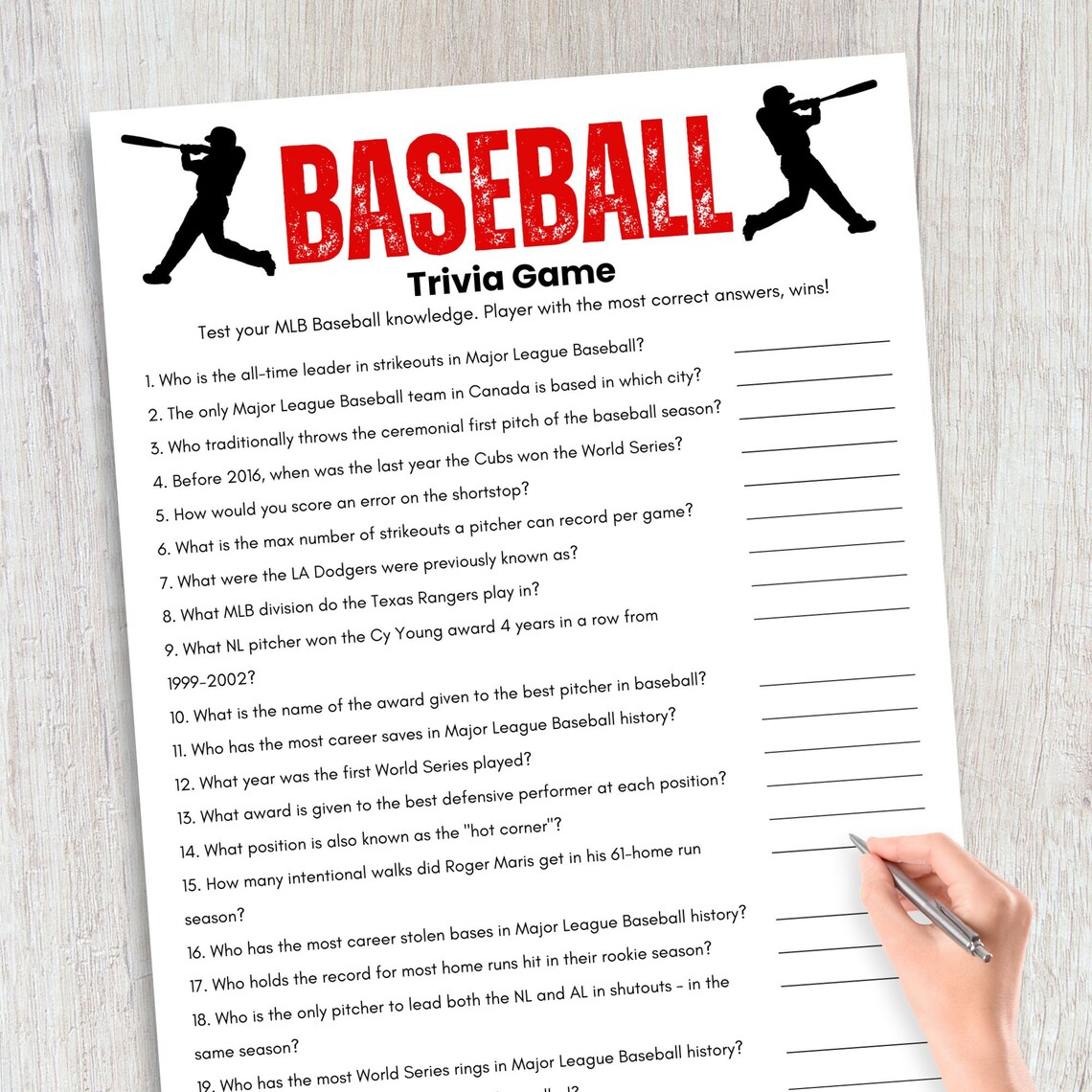 Sports Trivia Game Bundle, Football Trivia, Baseball Trivia, Basketball ...