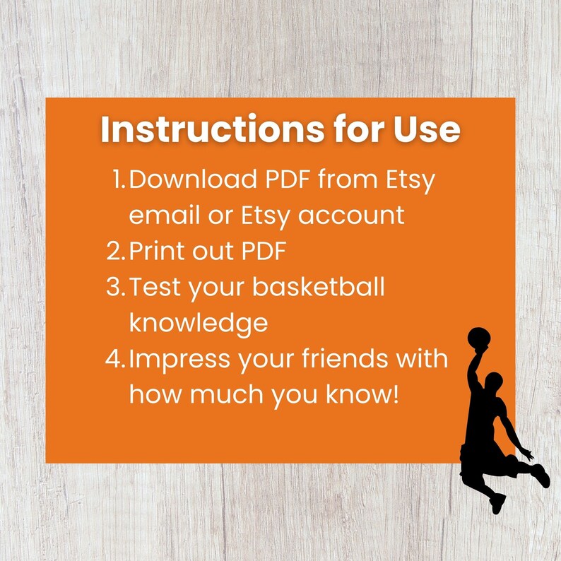 Basketball Trivia Game, Basketball Printable Game, Sports Trivia ...