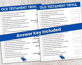 270 Bible Trivia Questions + Answers (New & Old Testament)