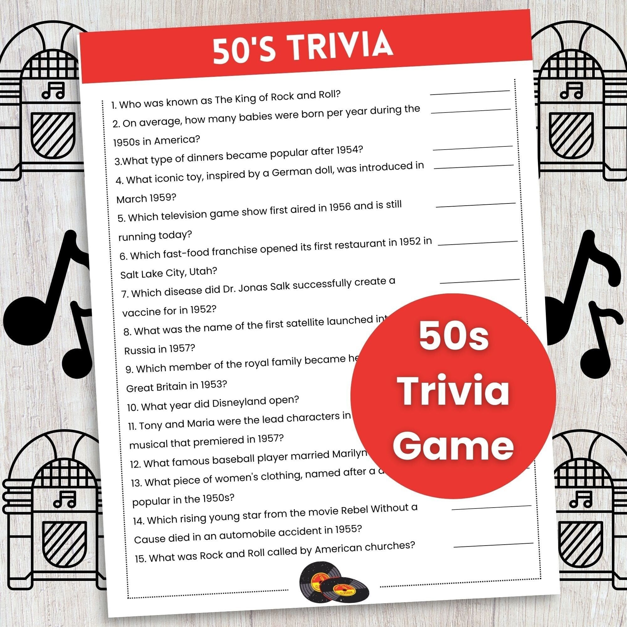 50s-trivia-game-50s-theme-party-game-trivia-game-for-teens-and-adults-office-party-game-pub-trivia-etsy for Free Printable 1950 Trivia Questions And Answers Printable 50s Trivia Game, 50s Theme Party Game, Trivia Game for Teens and Adults, Office Party Game, Pub Trivia - Etsy for Free Printable 1950 Trivia Questions And Answers Printable