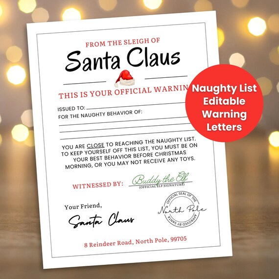 Letters from santa 2020 discount