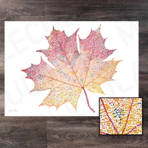 The Leaf | Molecule Art | Print | Poster | Science | Chemistry