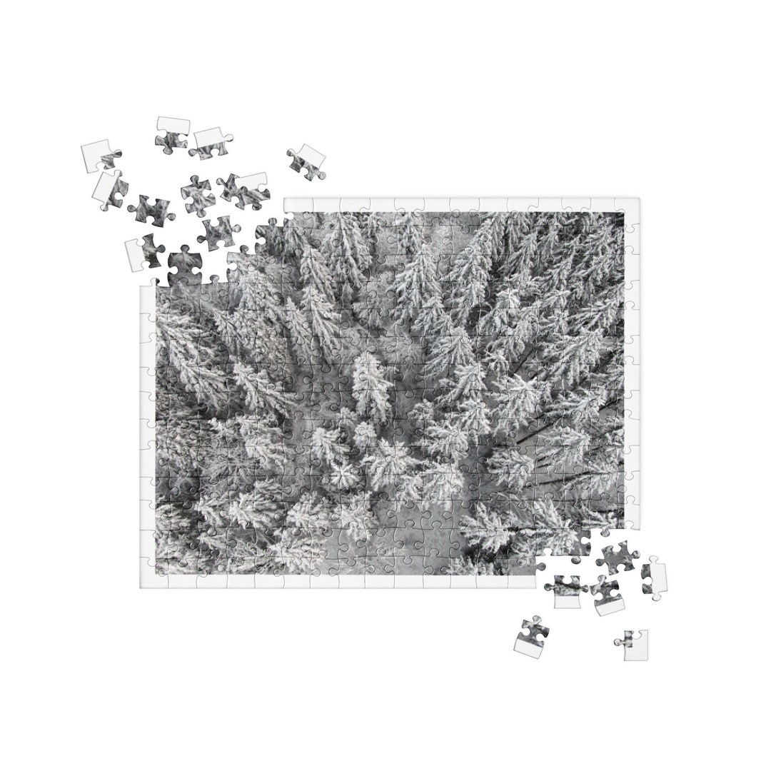 Snowy Trees Jigsaw Puzzle - Etsy