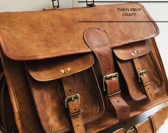 Leather Messenger Bag, Messenger Bag Men, Leather Computer Bag Men Personalized Messenger Bag Leather