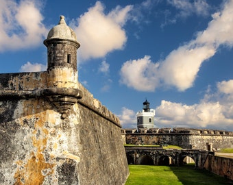 El Morro Fort Print: San Juan Puerto Rico Wall Art