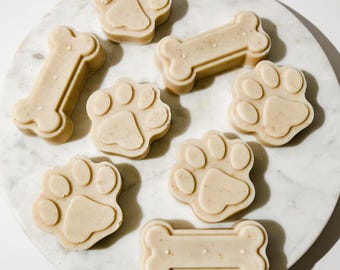 Handmade Oatmeal Honey Dog Shampoo Bars | Natural Puppy Soap