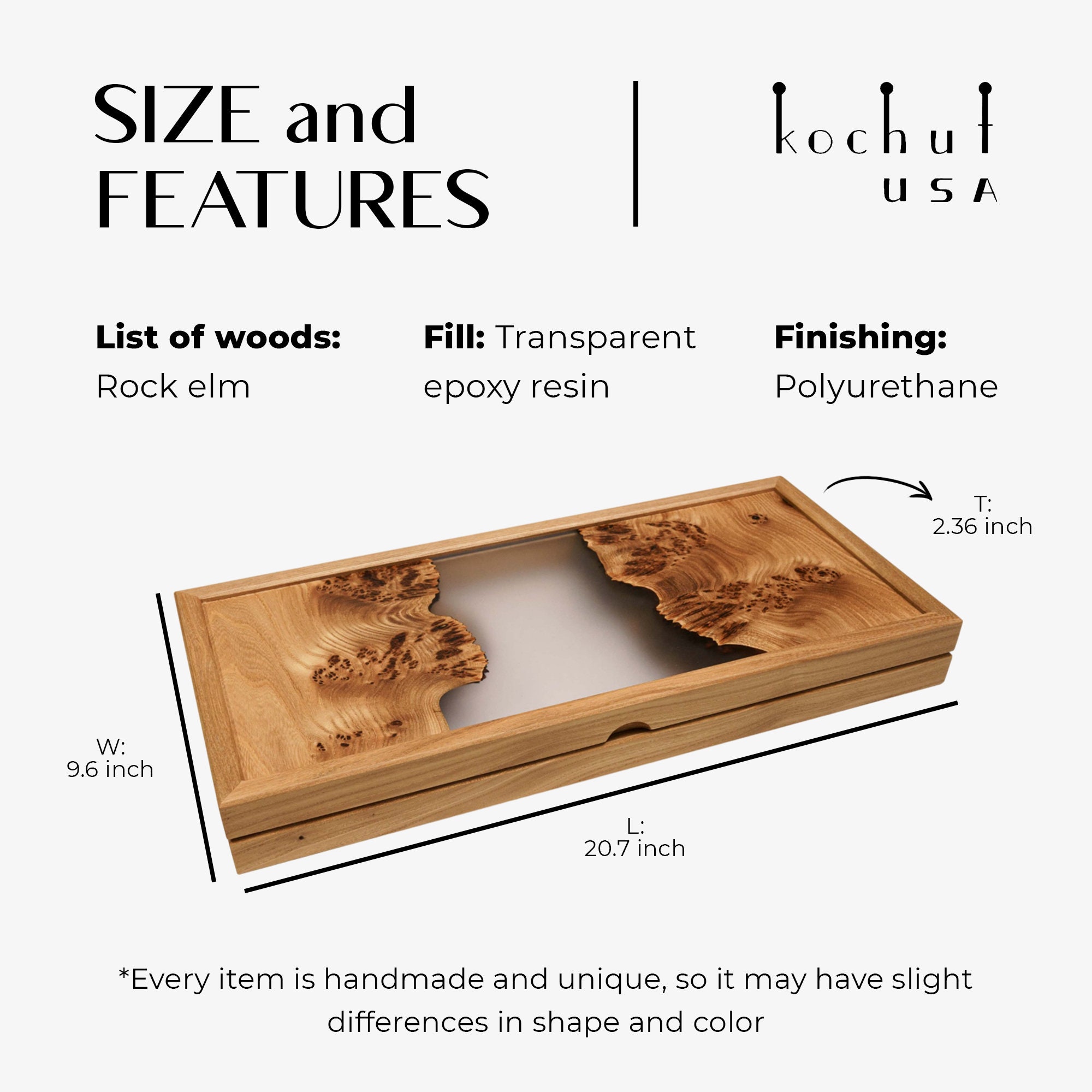 Luxury Black Epoxy Backgammon Set, Resin Game Board for Collectors