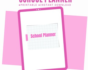 Student Planner Printable PDF | Assignment, Revision, Homework Tracker (Digital Download)
