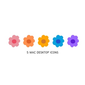 Flower Mac Desktop Icons, .icns