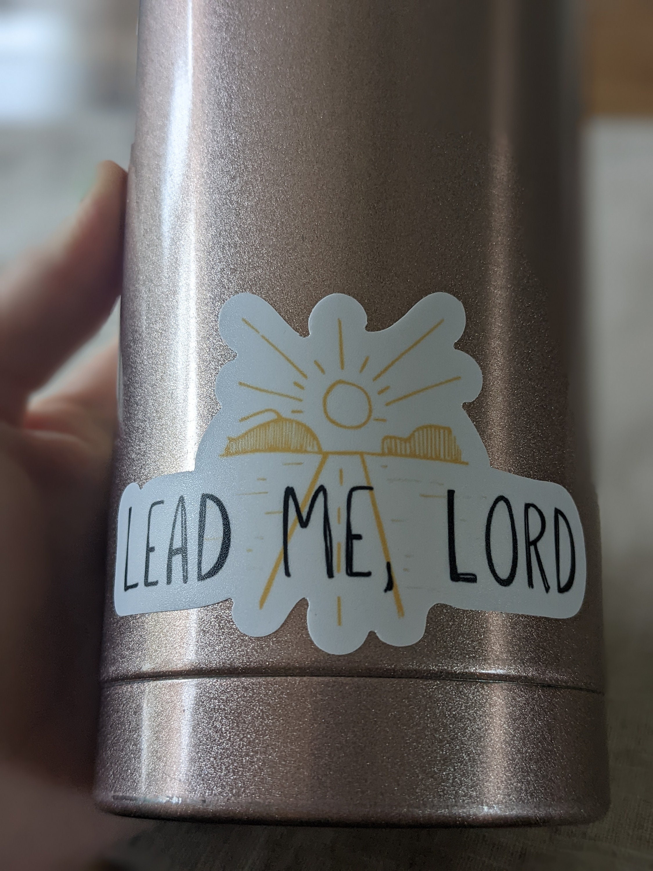 Lead Me Lord Vinyl Sticker Etsy