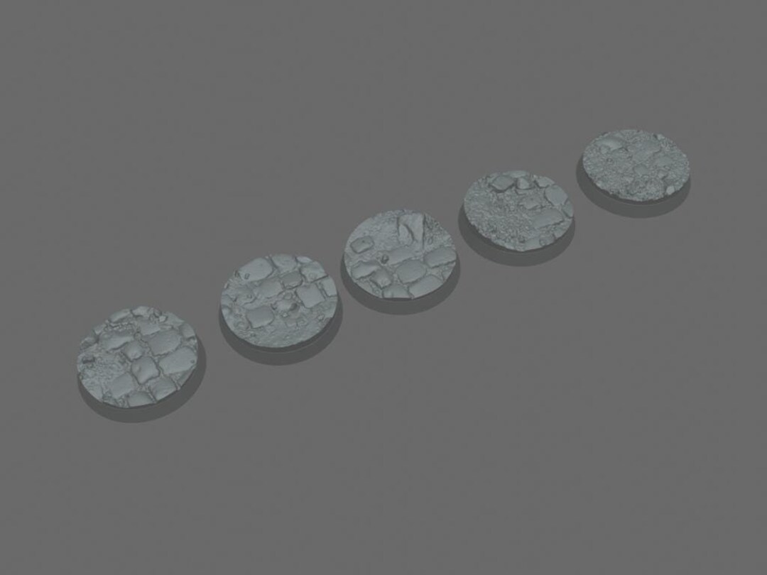 Cobblestone Round Wargaming Bases. Various Sizes 25-50mm - Etsy