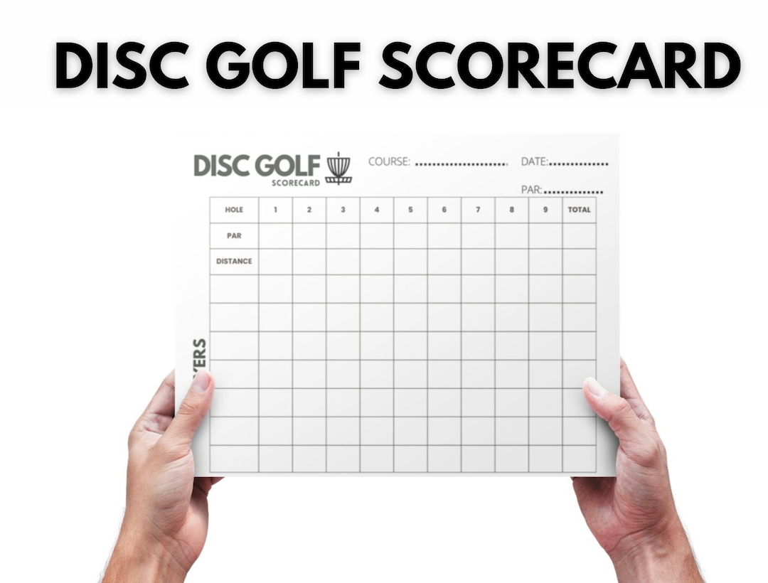 Disc Golf Score Card Disc Golf Score Sheet Disc Golf Printable PDF Etsy Disc Golf Score Card Disc Golf Score Sheet Disc Golf Printable PDF Etsy