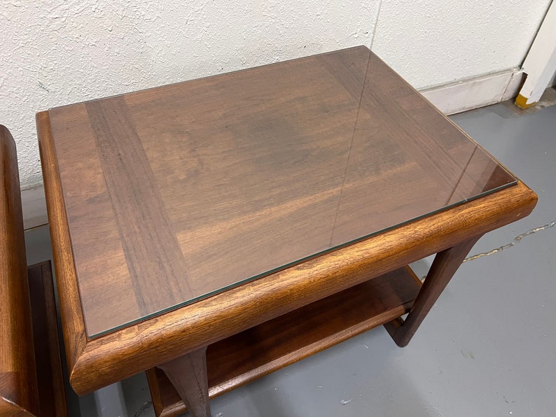 Lane MCM Sculpted End Tables Etsy