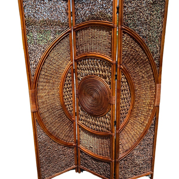 Rattan Room Divider Etsy