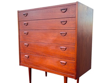 Mid Century Teak Dresser in the style of Kai Kristiansen
