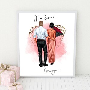 Arte de casal sexy | Cartão de parceiro íntimo | Presente para namorada ou namorado | Presente de marido ou mulher