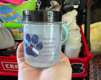 Panda licks leather soap