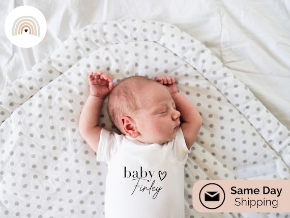 Personalized Baby Onesies Baby First Name Custom Onesie Baby