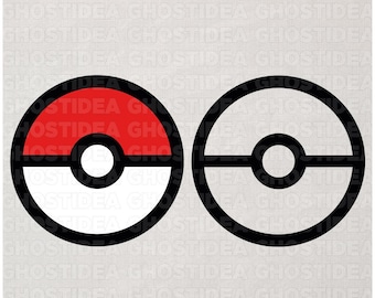 Poke Ball SVG Anime SVG Ball Svg Digital Clipart Svg Png