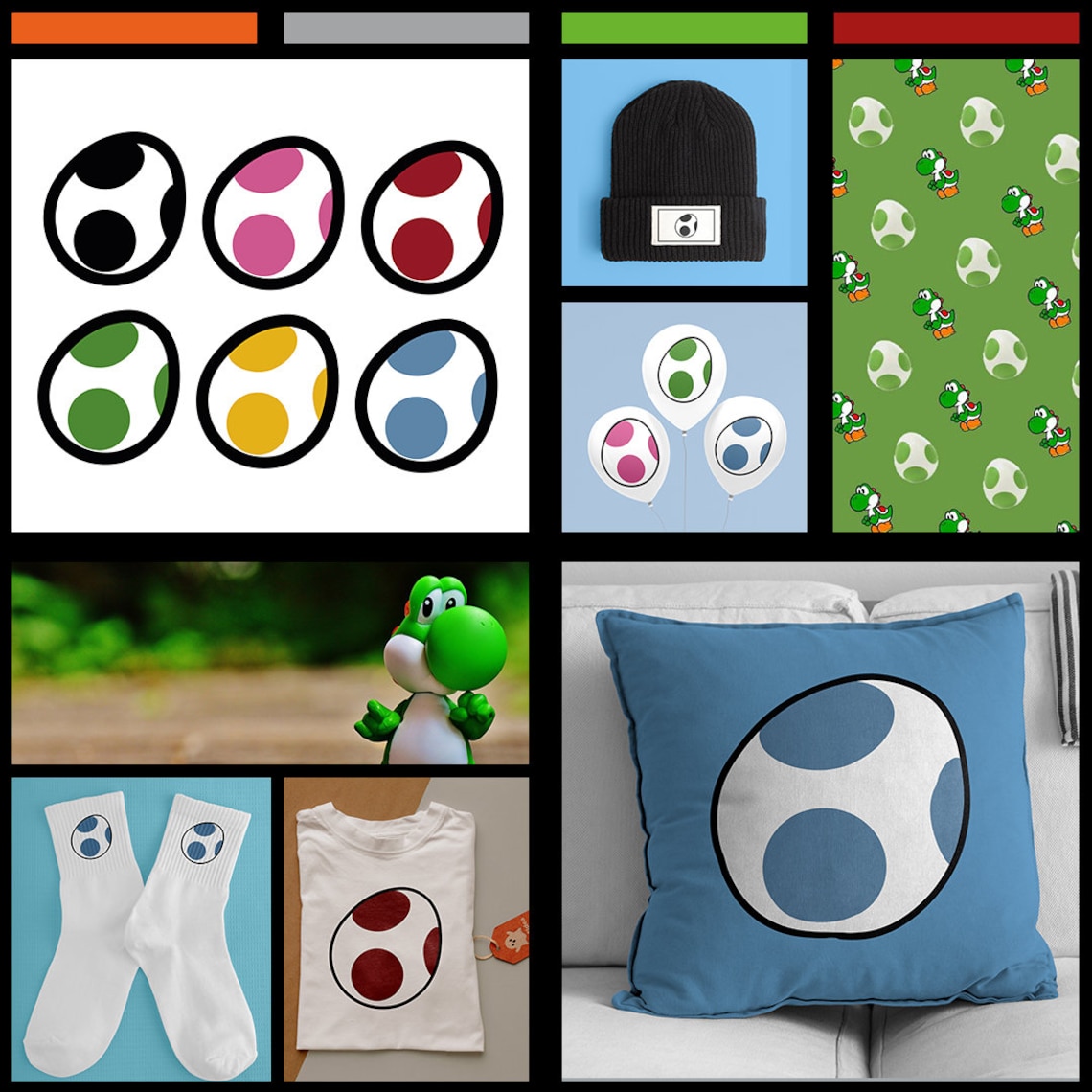 Yoshi Egg SVG Mario Game SVG Cute Yoshi Egg Svg Digital Etsy UK