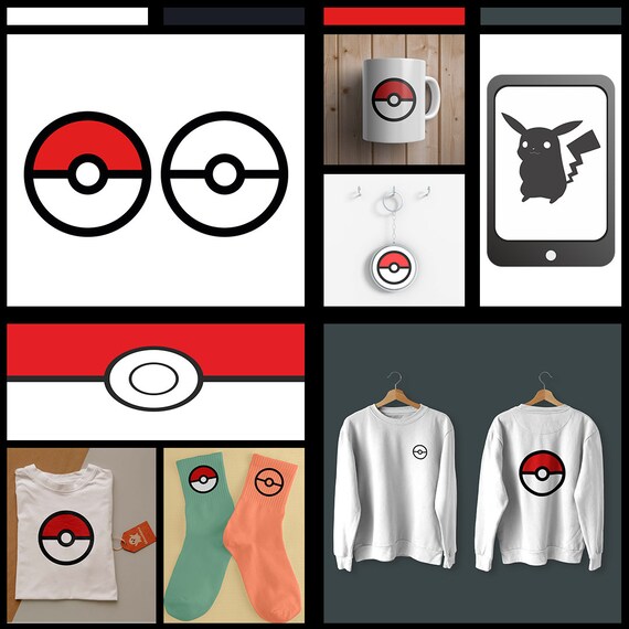 Poke Ball SVG Anime SVG Ball Svg Digital Clipart Svg Png 