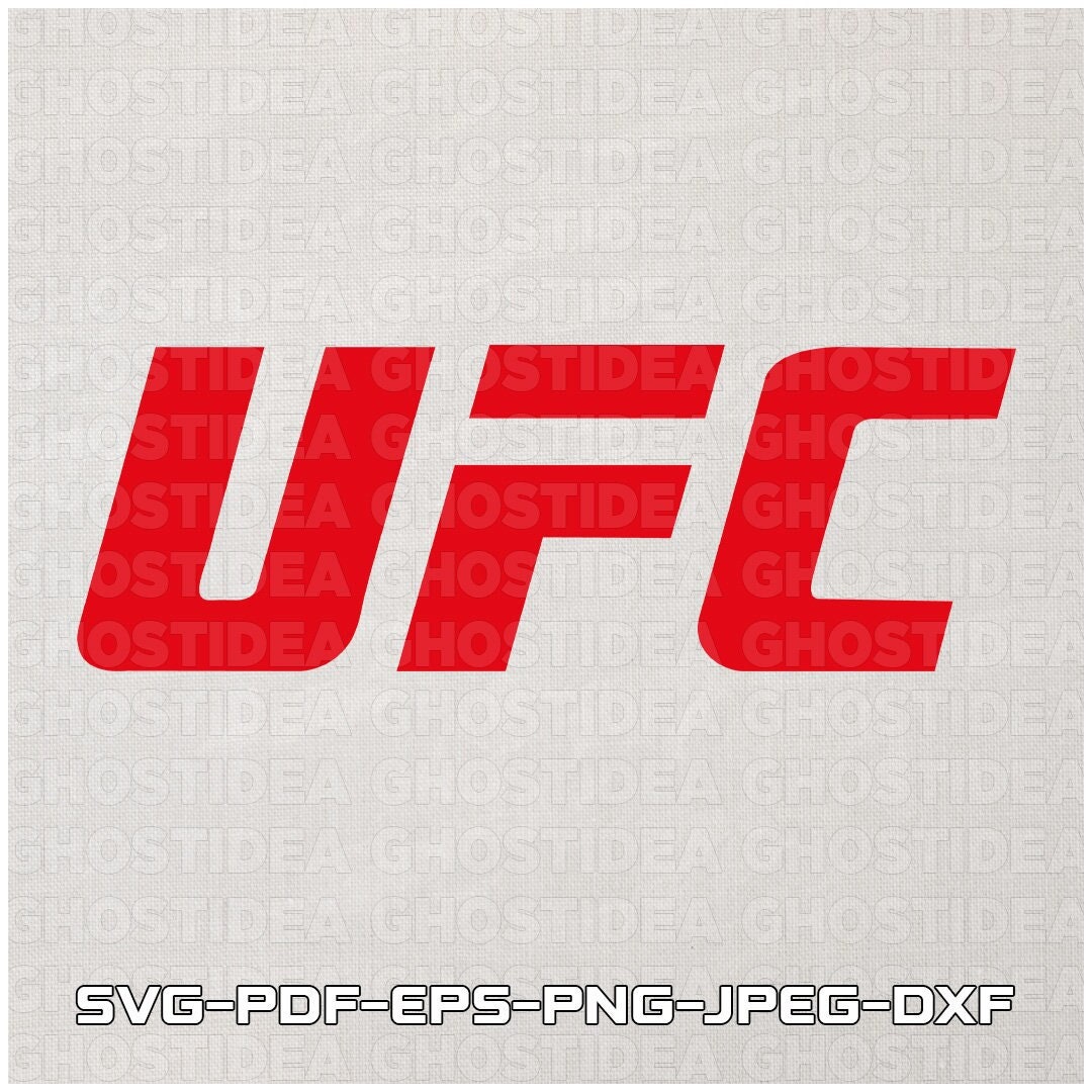 Ufc Logo SVG UFC Svg MMA Svg Digital Clipart Svg Png Dxf Eps Pdf Jpg Etsy