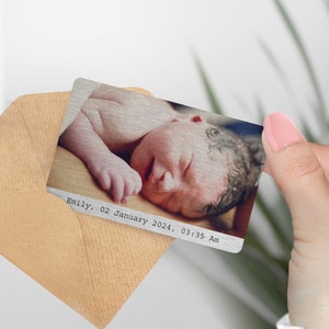 Recuerdo de nacimiento de un nuevo padre o de un bebé: regalo personalizado para recién nacidos, celebración de nuevos padres, regalo para baby shower