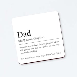 Papa Wörterbuch Definition Tasse - Lustiges Vatertags Geschenk, Superheld Papa Kaffeetasse