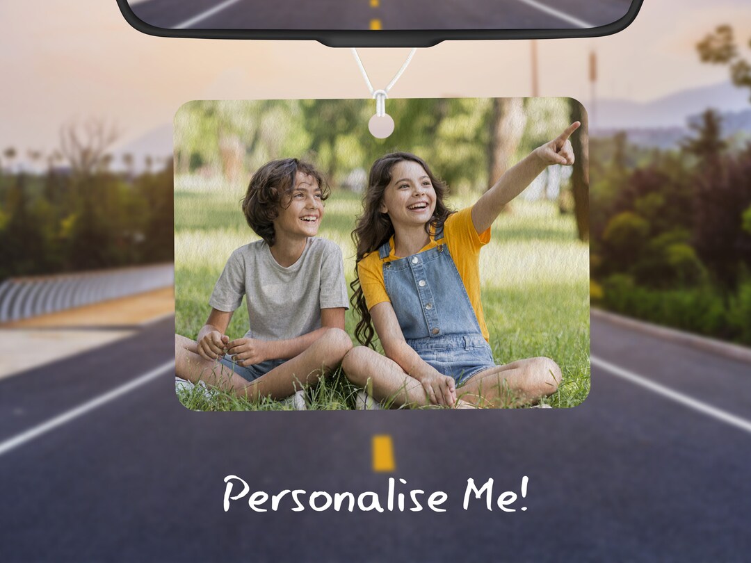 Personalised Car Air Freshener landscape Photo Car Air Freshener