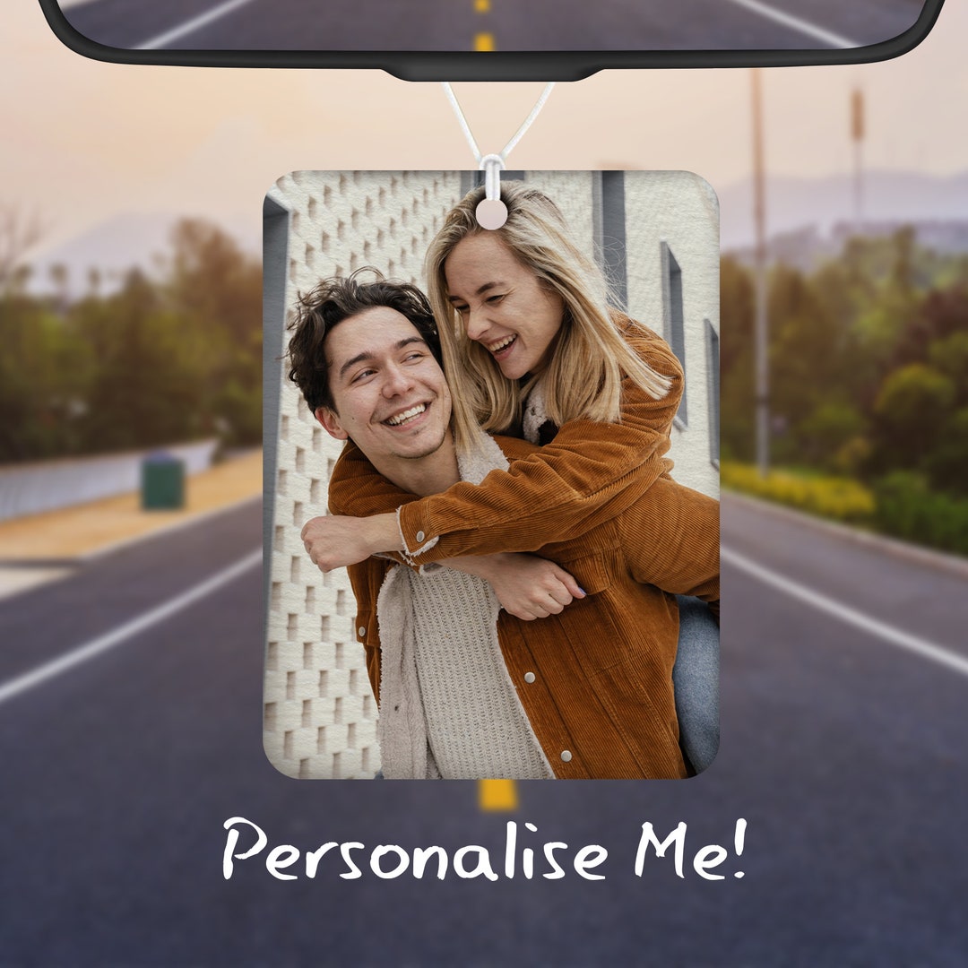 Personalised Car Air Freshener portrait Photo Car Air Freshener