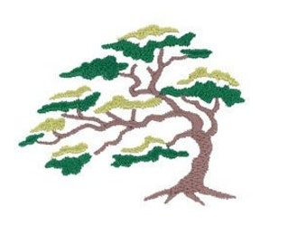 Bonsai Tree - Machine Embroidery Design
