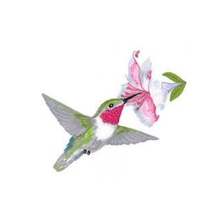 Humming Bird - Machine Embroidery Design