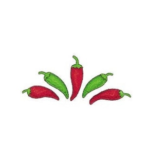 Jalapenos - Machine Embroidery Design