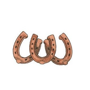 Horseshoes - Machine Embroidery Design