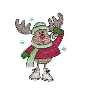 Moose - Machine Embroidery Design